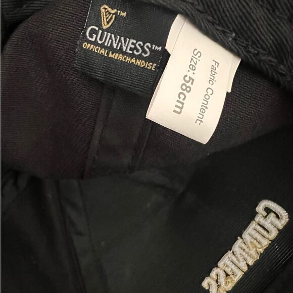 Guinness Official Merchandise Extra Stout Label Bottle Opener Cap Men's Hat - Picture 6 of 6